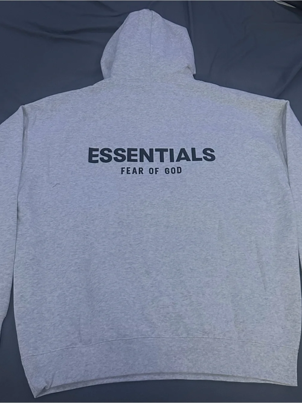 ESSENTIALS Men's light oatmeal Gray Crewneck Hoodie